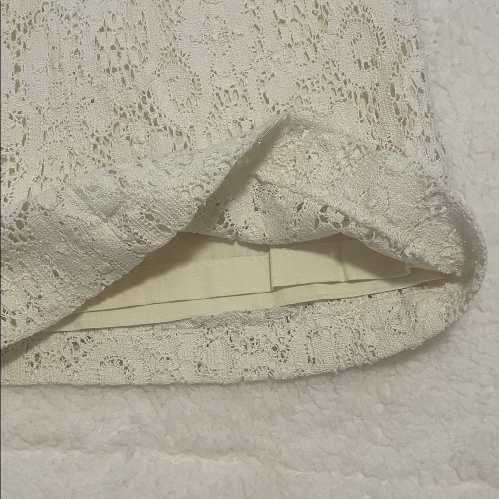Vintage KORS Cream Lace Flare Pants • Boho Bridal Festival Statement Pants - Picture 7 of 12